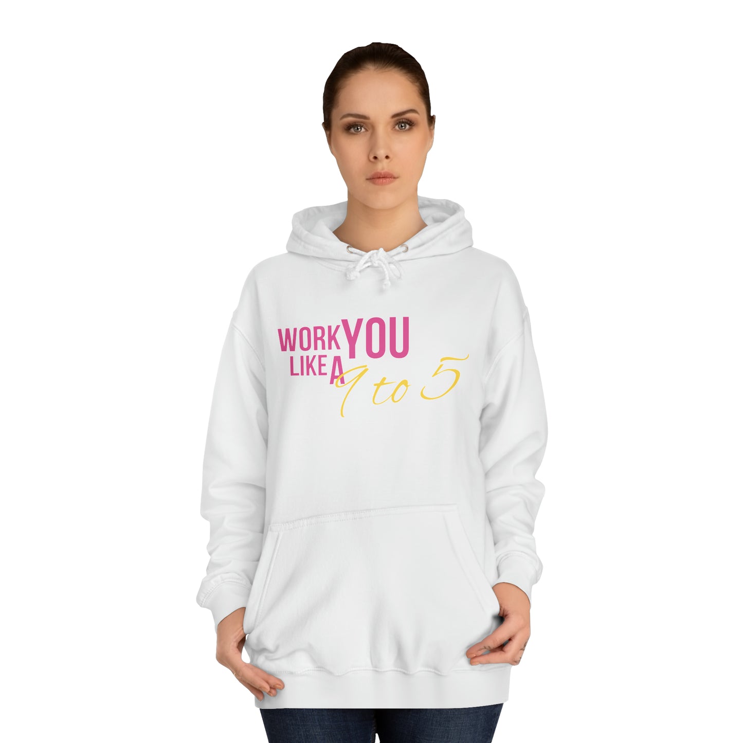 "9 to 5" Unisex College Hoodie