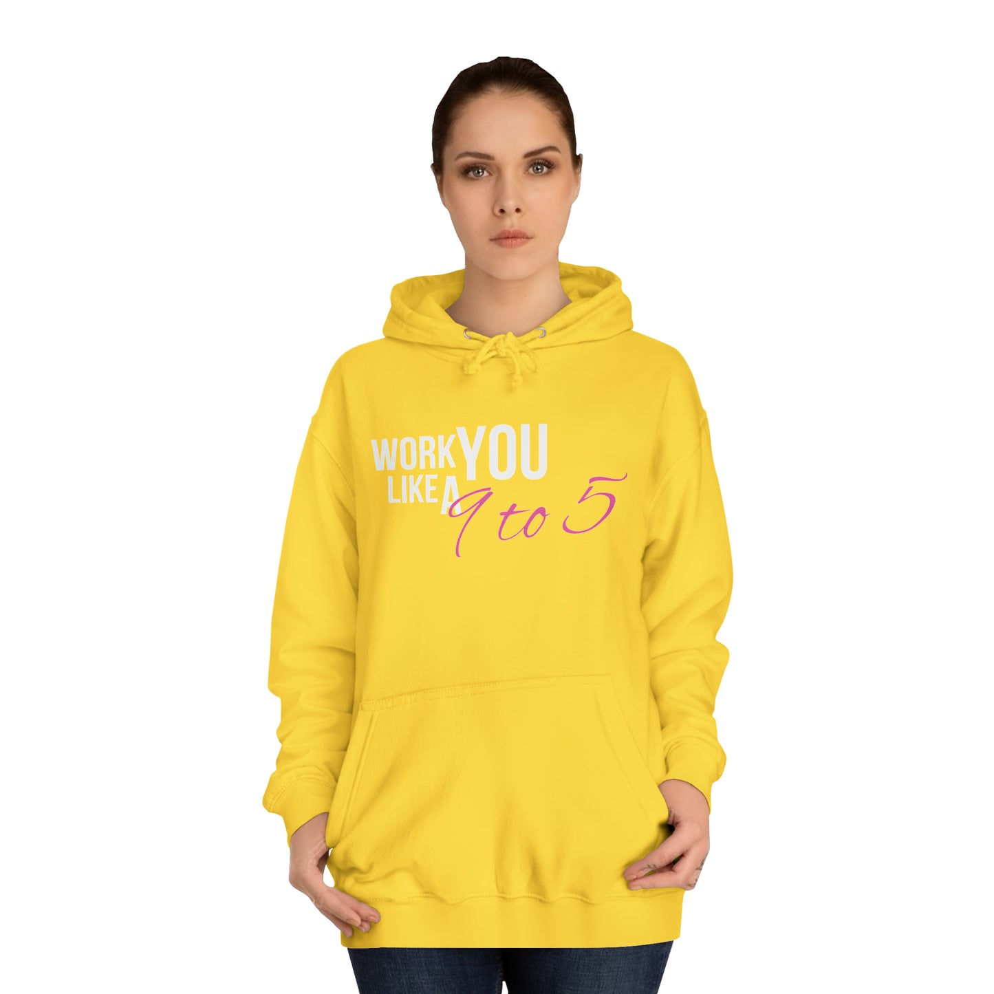 "9 to 5" Unisex College Hoodie