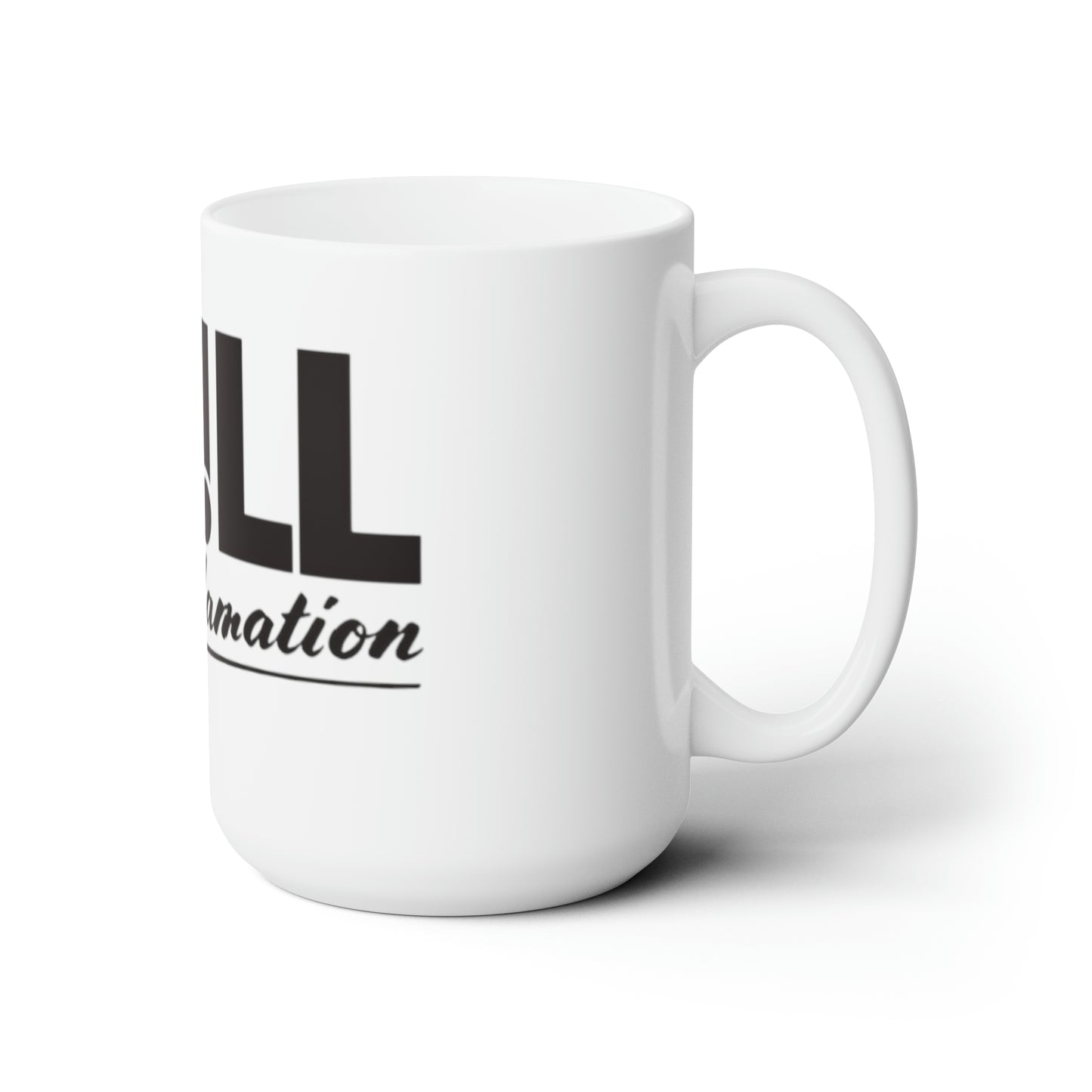 W!LL & The Exclamation 15oz Mug (White/Black)