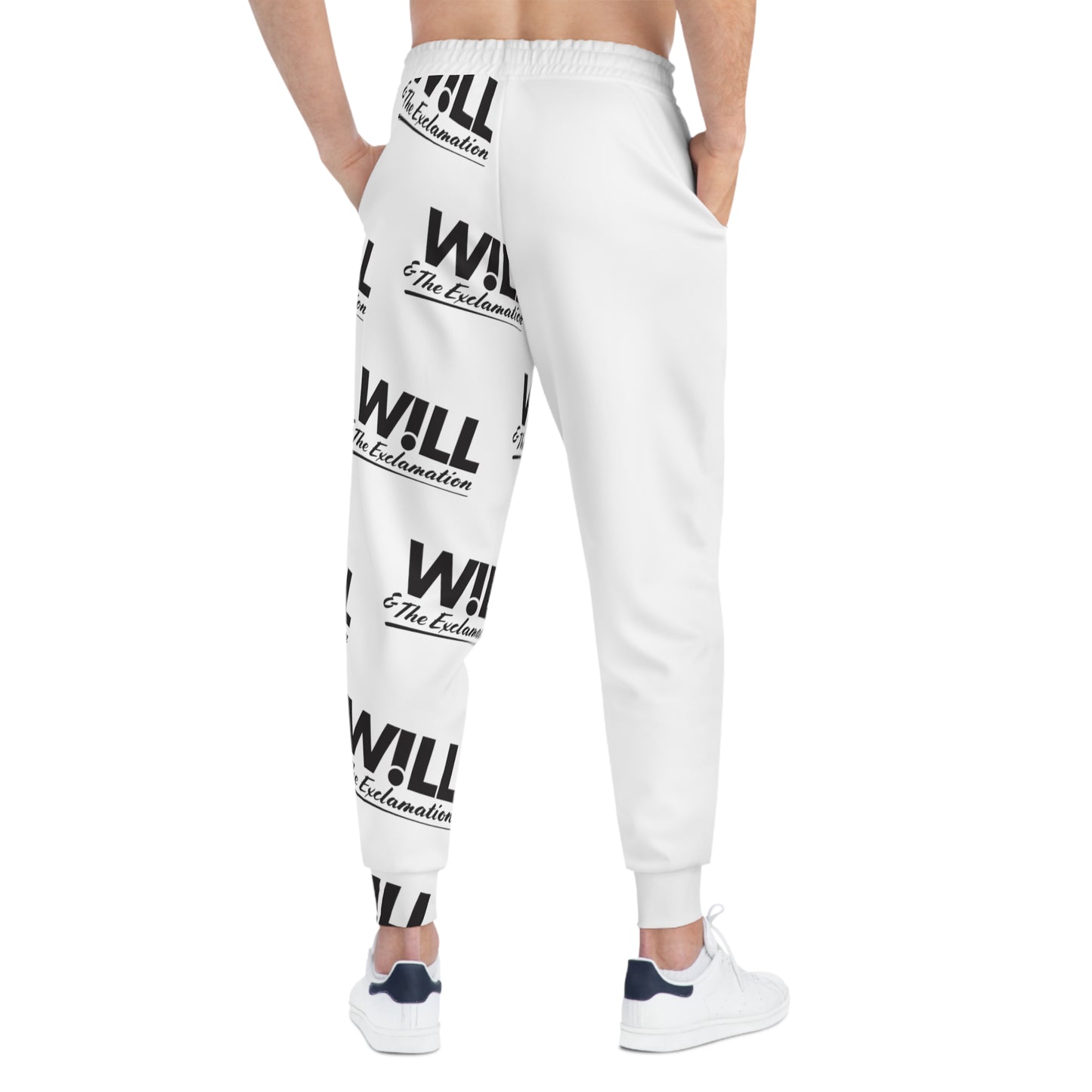 W!LL & The Exclamation Joggers (White) 1 Leg