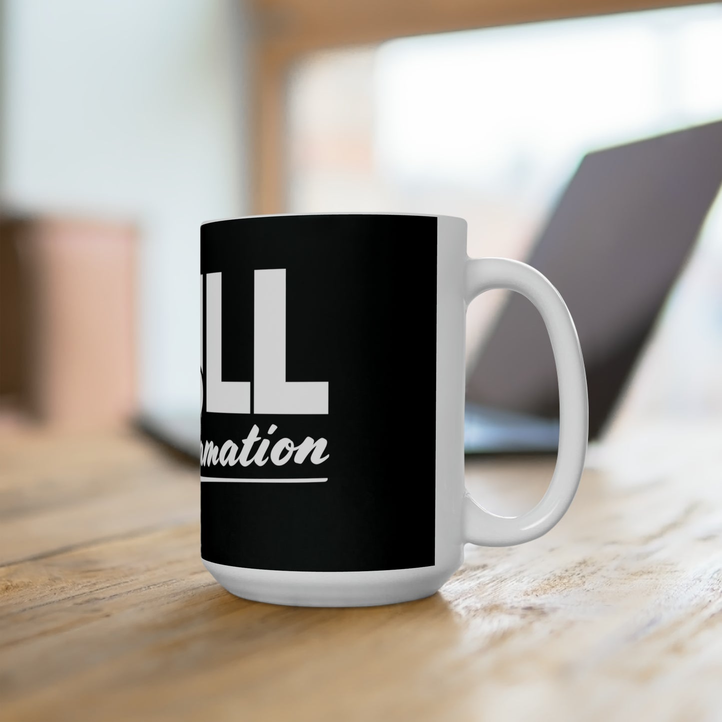 W!LL & The Exclamation 15oz Mug (Black/White)