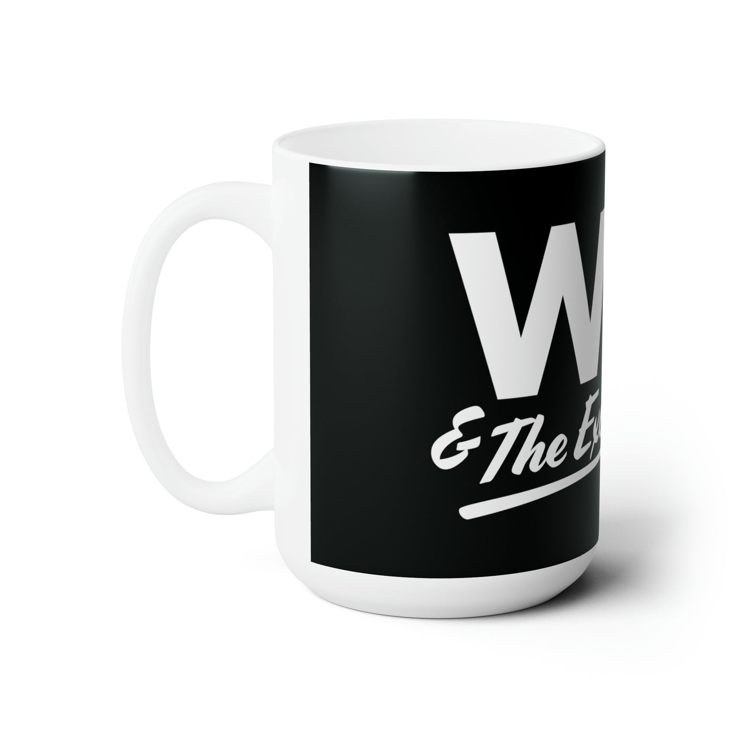 W!LL & The Exclamation 15oz Mug (Black/White)