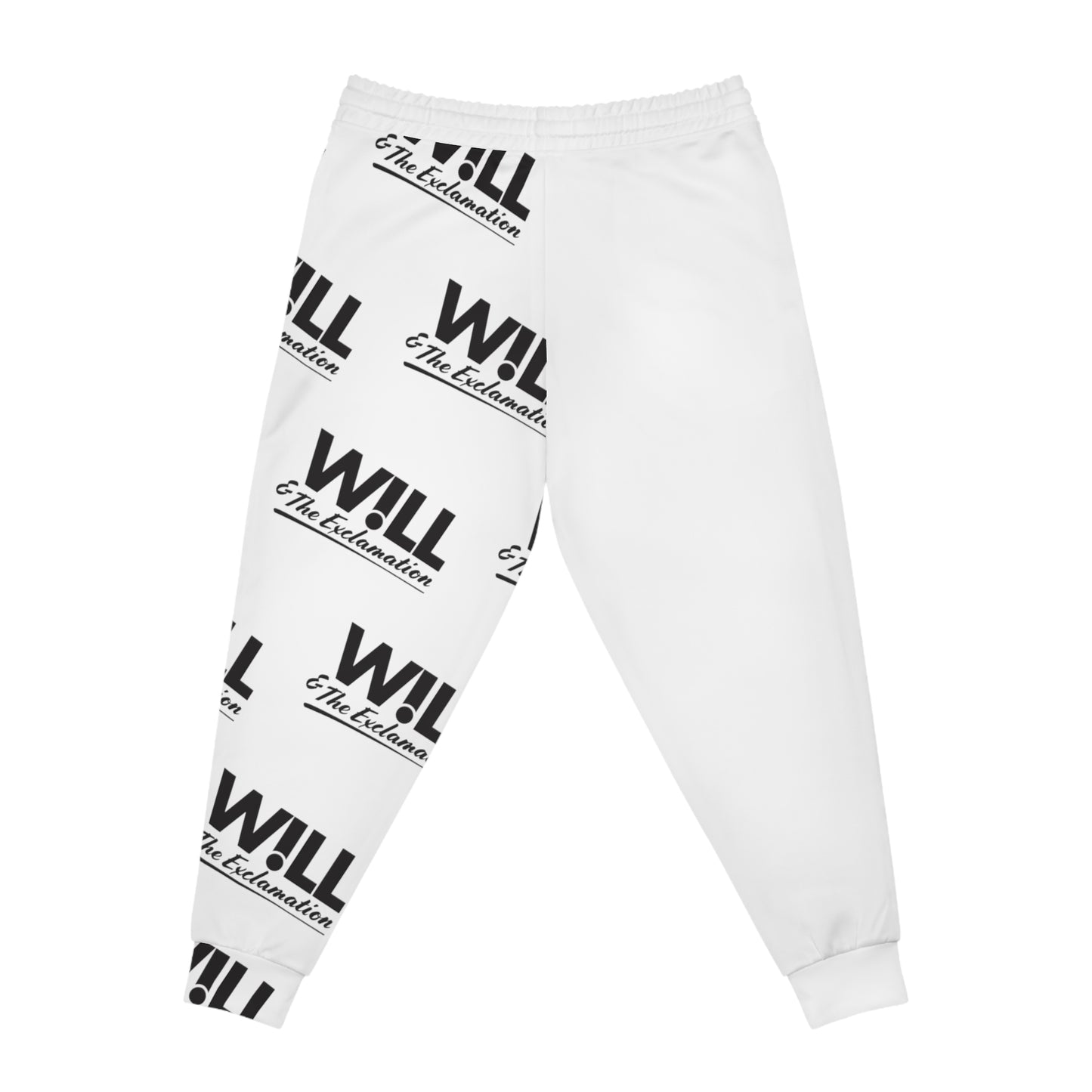 W!LL & The Exclamation Joggers (White) 1 Leg