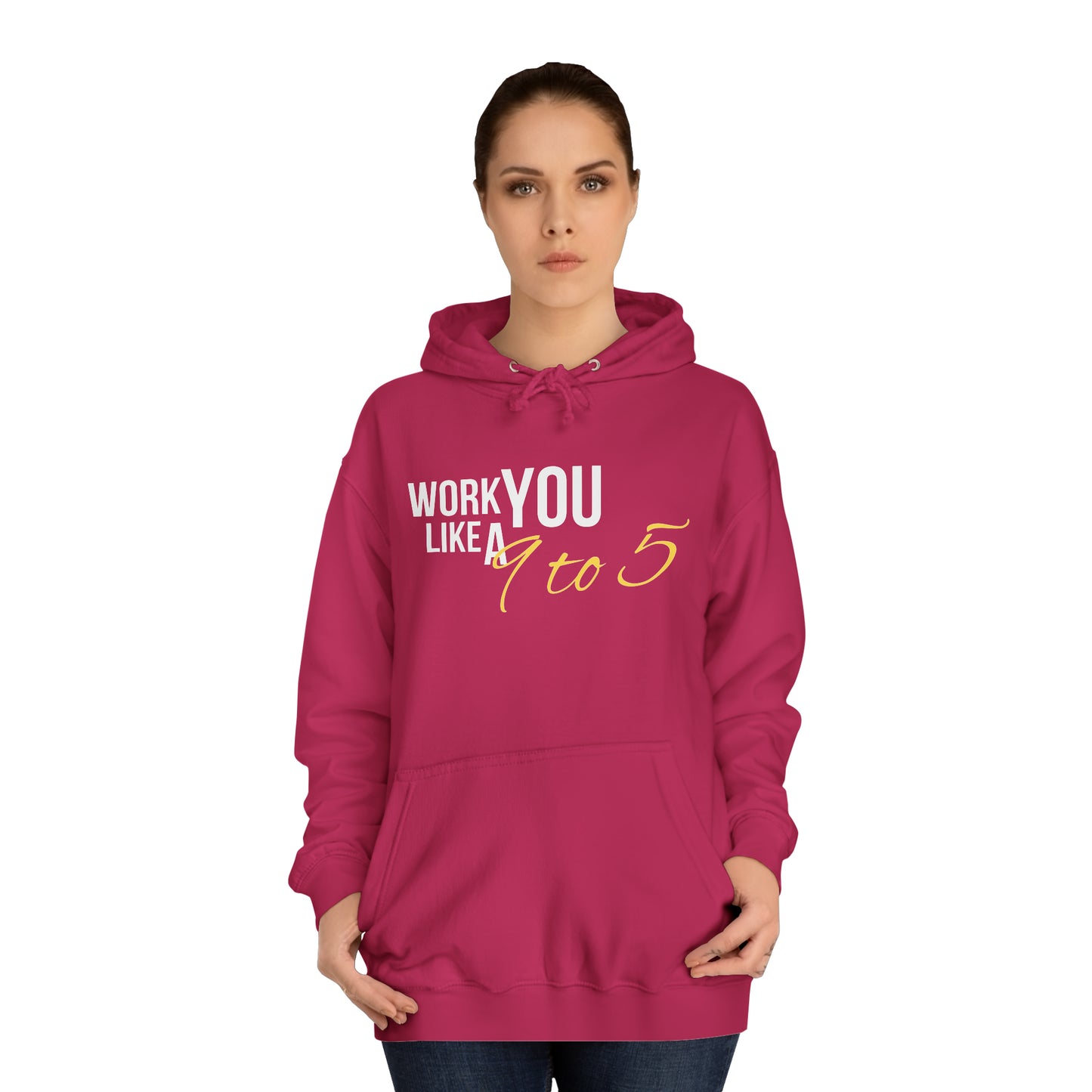 "9 to 5" Unisex College Hoodie