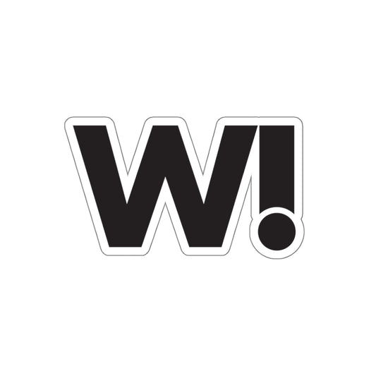 "W!" Brand Stickers