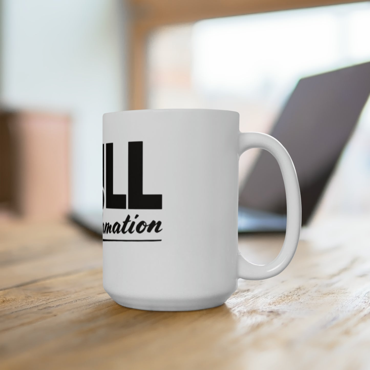 W!LL & The Exclamation 15oz Mug (White/Black)