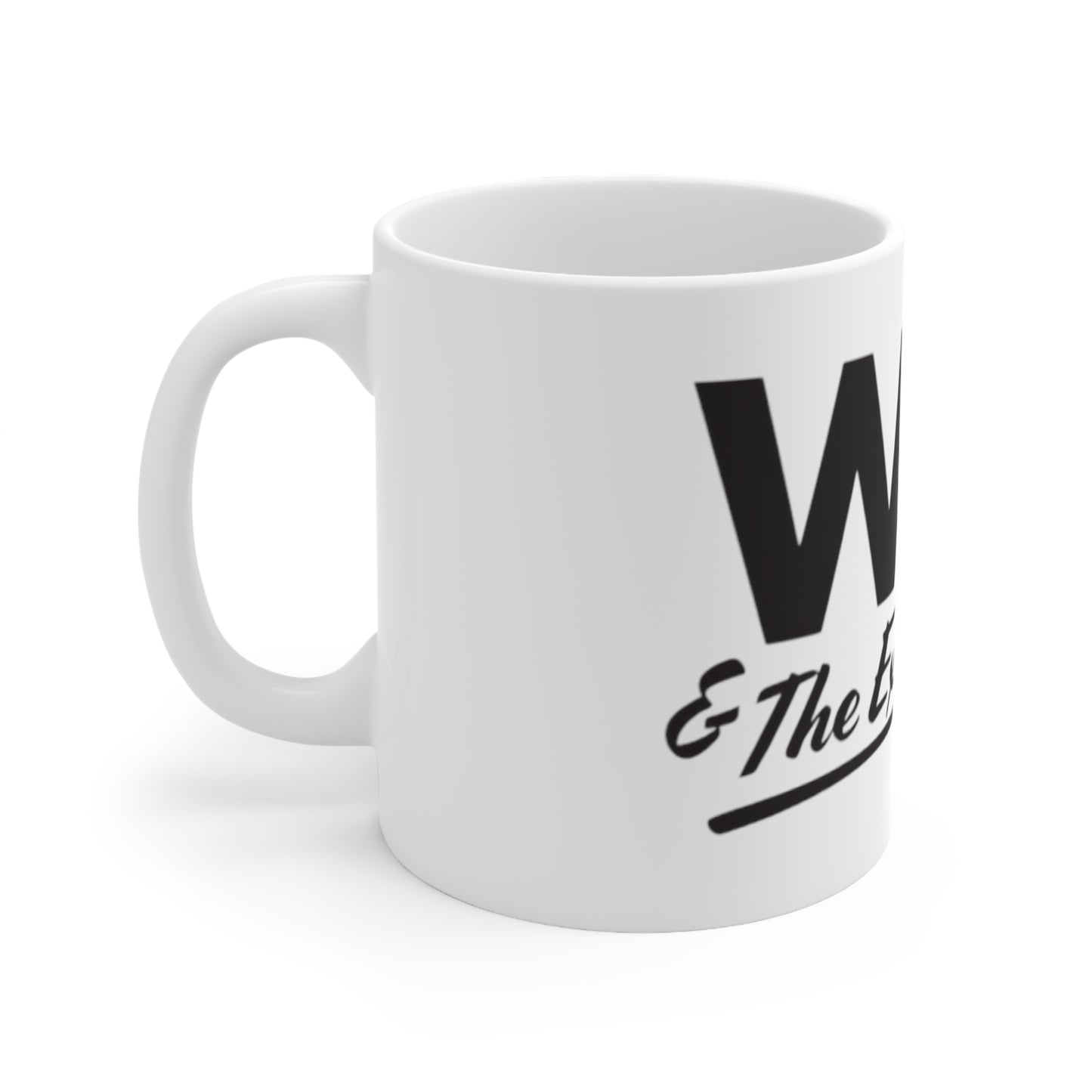 "Will and the Exclamation" Ceramic Mug 11oz (White/Black)